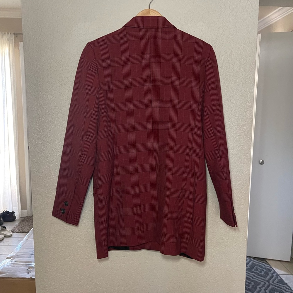 GANNI | NWT! SET! Samba Checked Suiting Blazer + Pant Size: 40 - Picture 3 of 9